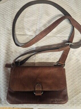JACK GEORGES Voyager Leather Mini Crossbody Bag